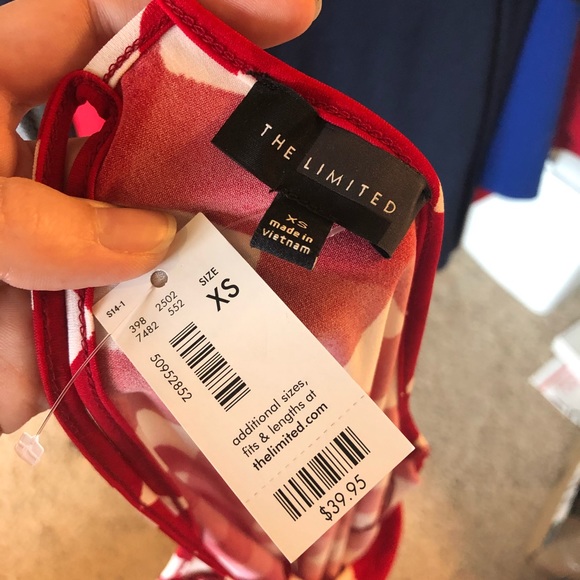 The Limited // Red Gingham Racerback Strap Tank - Picture 3 of 4